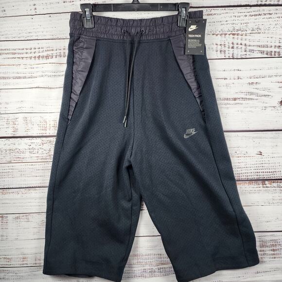 Ultra Rare Nike Tech Pack Sample Shorts 655323 Black Longline Men’s M NWT 2017 - Picture 1 of 9